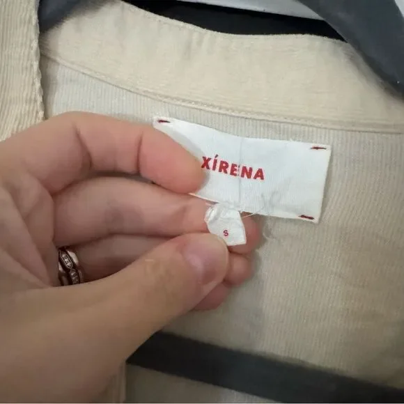 Xirena Audrey Corduroy Dress in Cream sz S - Picture 5 of 8